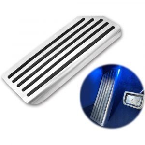 Topfit Model 3 Dead Pedal Cover,Auto Aluminium Left Foot Rest Pedal Upgraded